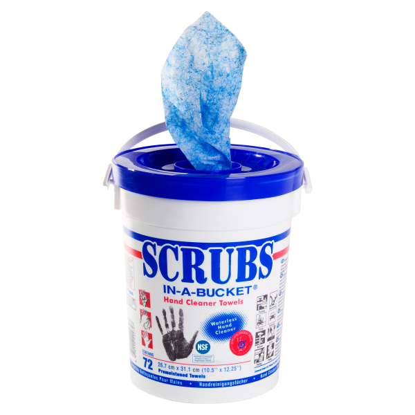 Lingettes nettoyantes des mains et outils SCRUBS®