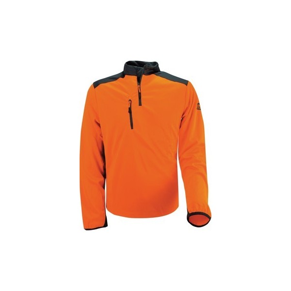 Tee-Shirt COOLMAX manches longues Orange SOLIDUR