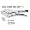 Pince coupe-fil bec coudé BAHCO