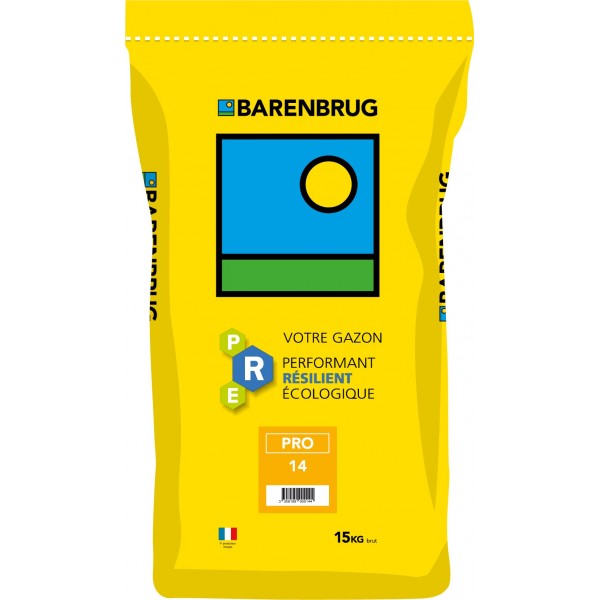 Gazon d'agrement PRO14 15Kg BARENBRUG