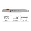 Guide chaine 35SN - 3/8 - 1,1mm HUSQVARNA