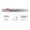 Guide chaine 35SN - 3/8 - 1,1mm  HUSQVARNA