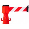 Derouleur de sangle 50 mm x 4 m rouge/blanc NOVAP