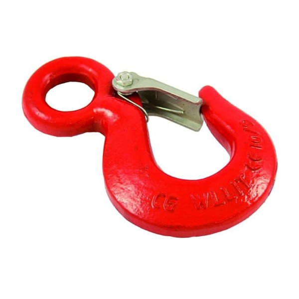 Crochet acier carbone avec linguet 1,6T