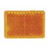 Catadioptre rectangle adhésif orange