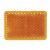 Catadioptre rectangle adhésif orange