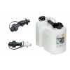 Bidon Combiné standard 3/5L transparent + 2 becs verseurs automatiques STIHL